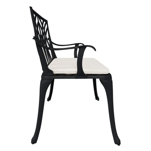 Cast Aluminium 2 Seater Bench 5