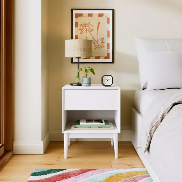 Juna 1 Drawer Compact Bedside Table