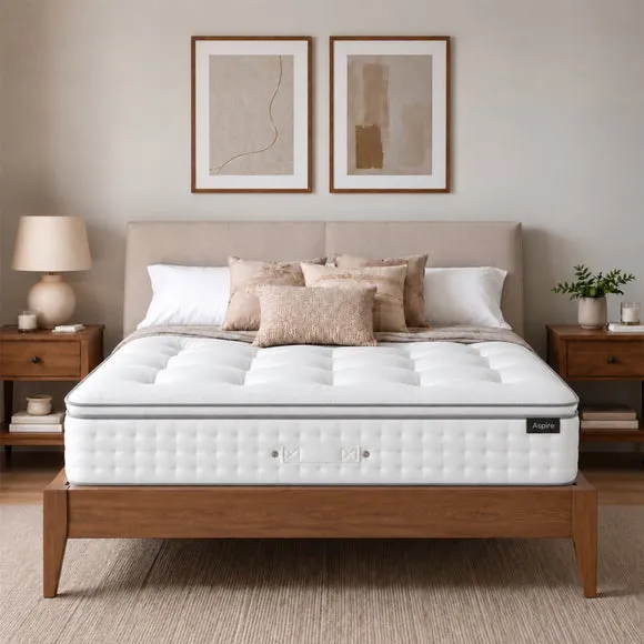 Aspire 1000 Pocket Sprung Memory Foam Pillowtop Mattress 3