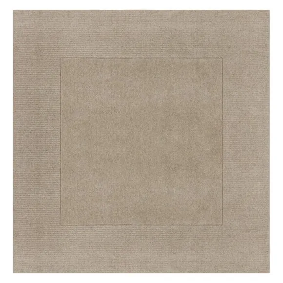Boston Wool Border Square Rug 2