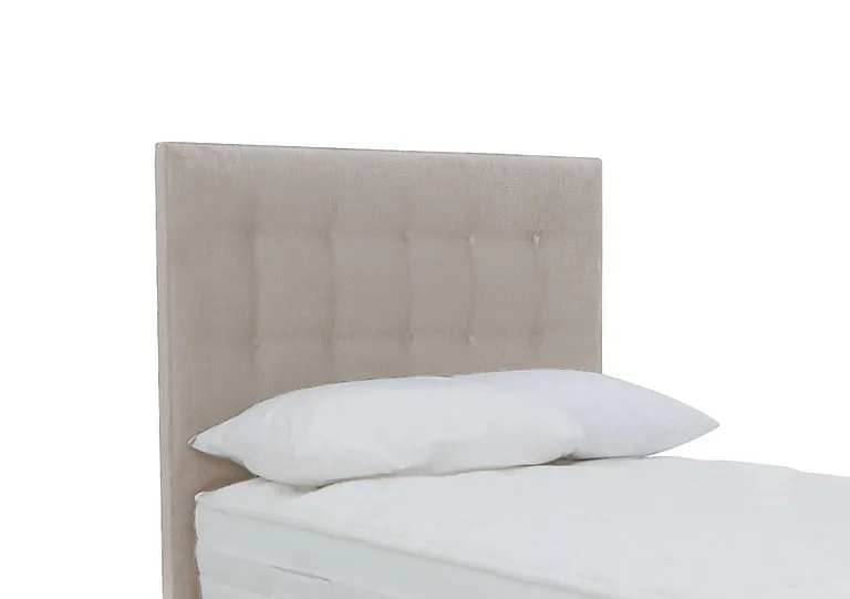 Coral Floor Standing Headboard - Small Double - Luxury Sandstone