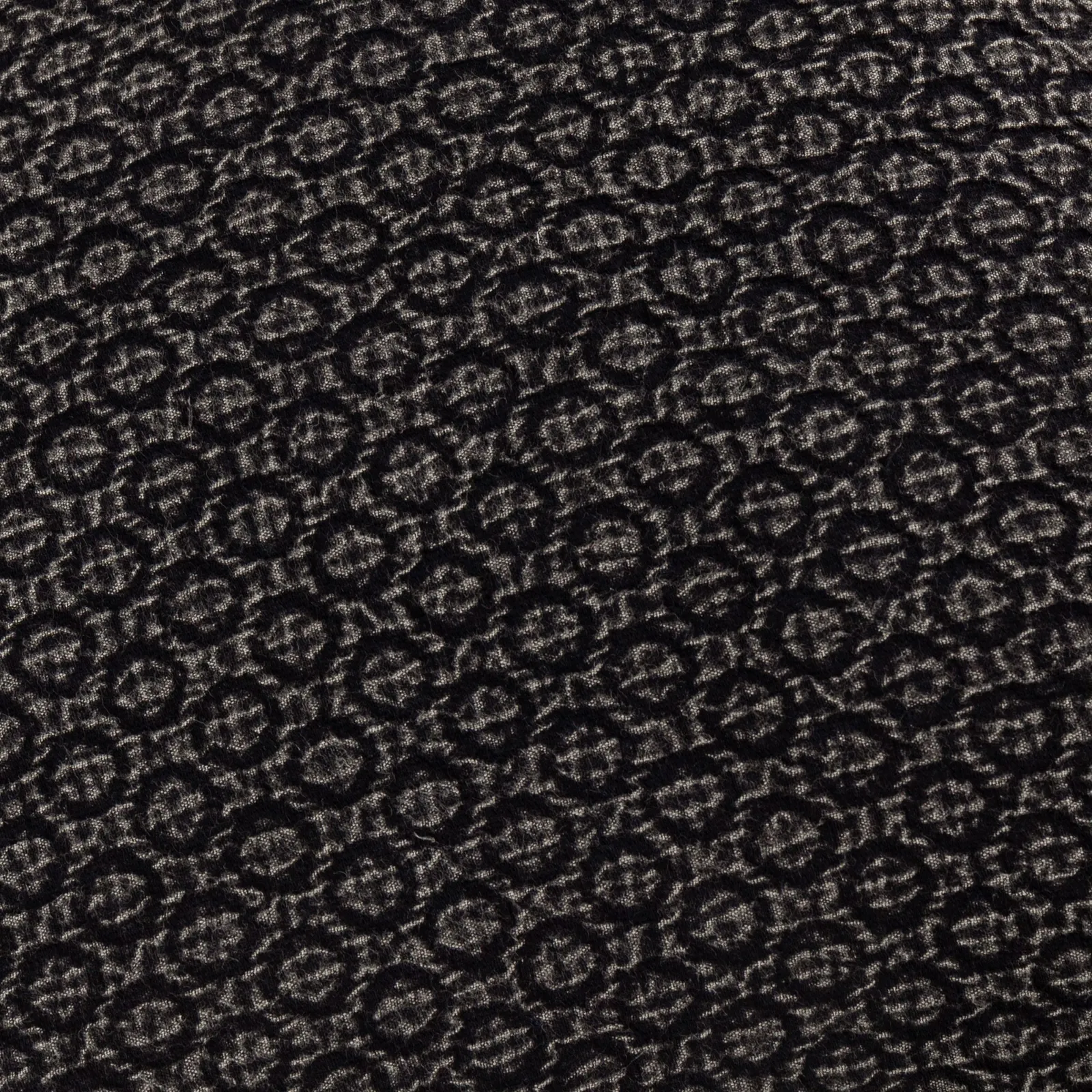 Yard Tryfan Textured 100% Cotton Cushion in Black 5