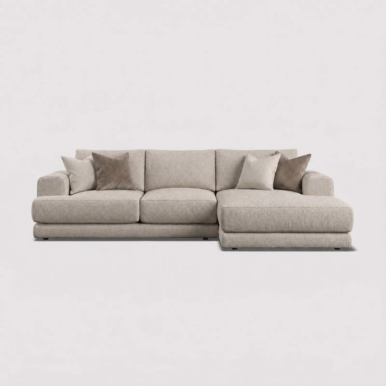 Lomax Medium Chaise Sofa Rhf, Grey | Barker & Stonehouse 1