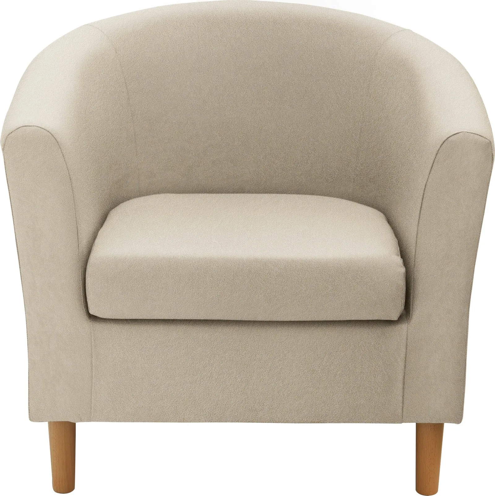 Argos Home Fabric Tub Chair - Mocha