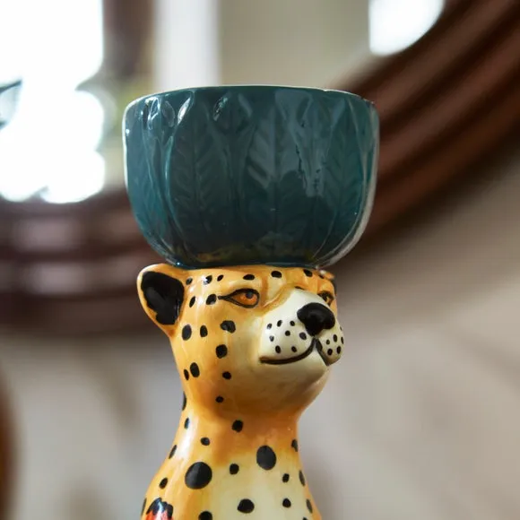 Leopard Candlestick Holder 5