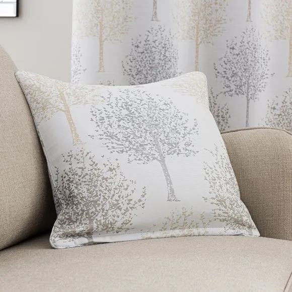 Jacquard Trees Eyelet Curtains 6