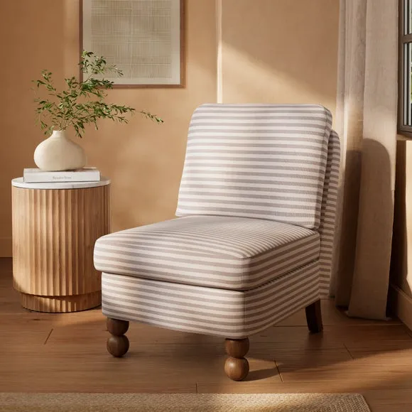 Pip Linford Stripe Accent Chair