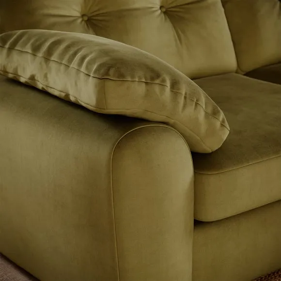 Milton Matte Velvet 3 Seater Sofa 4