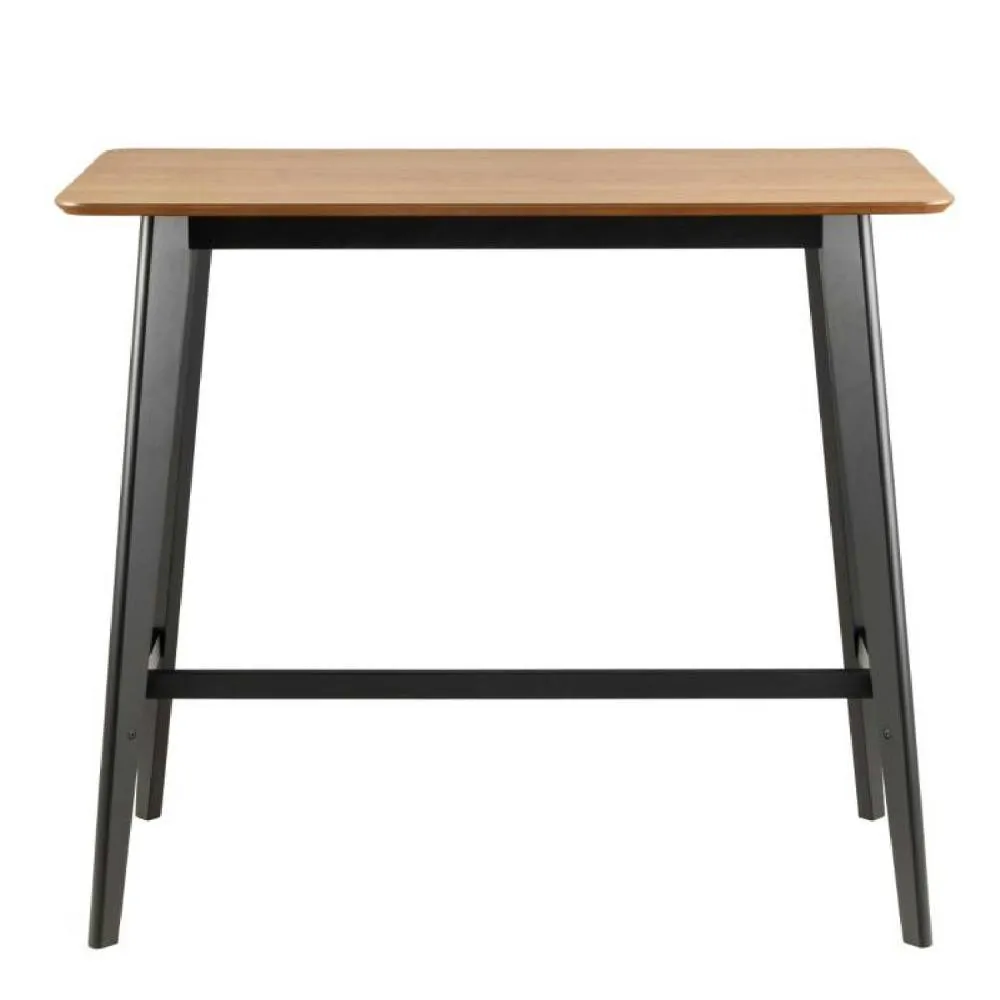 netfurniture Chelsea Bar Table in Oak & Black 2