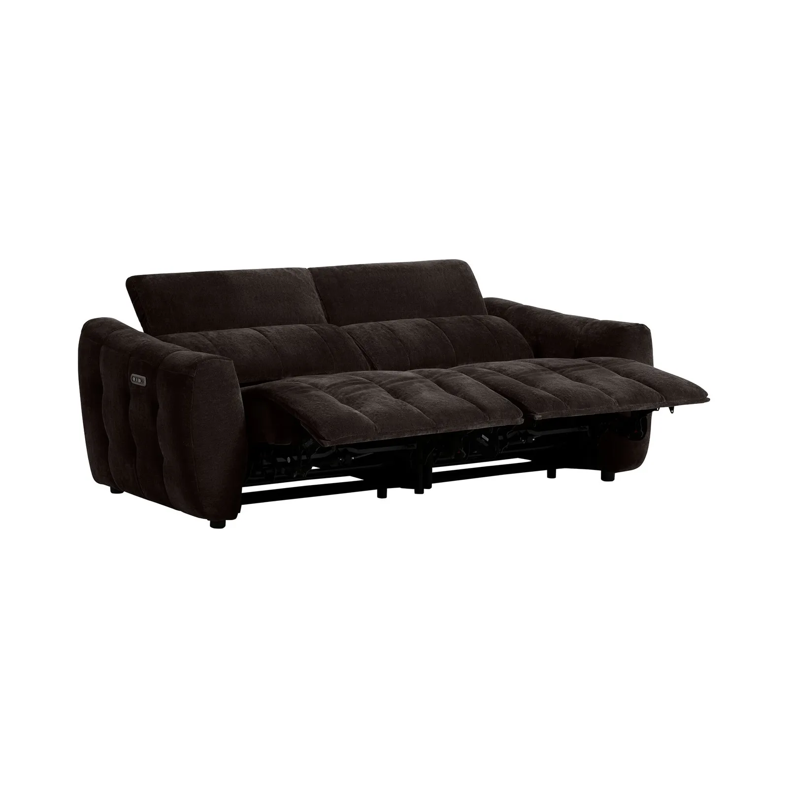 Montgomery 2.5 Power Seater & Headrest, Brown Fabric | Barker & Stonehouse 6