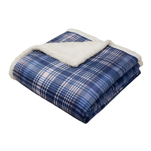 Dreams n Drapes Bennet Check Throw Blanket 2