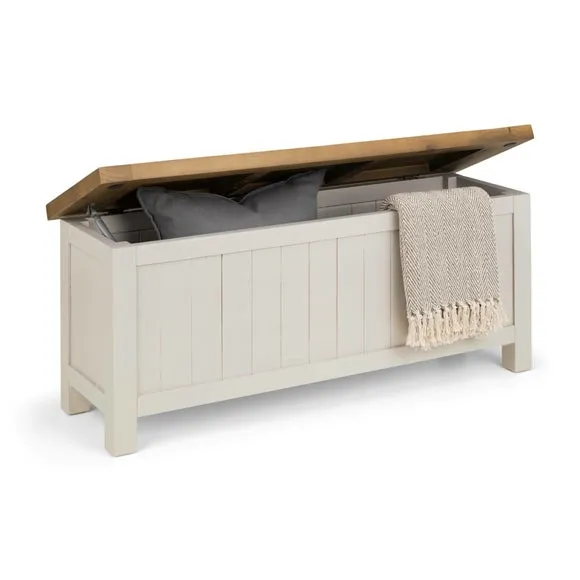 Caleb Wooden Storage Bench 4