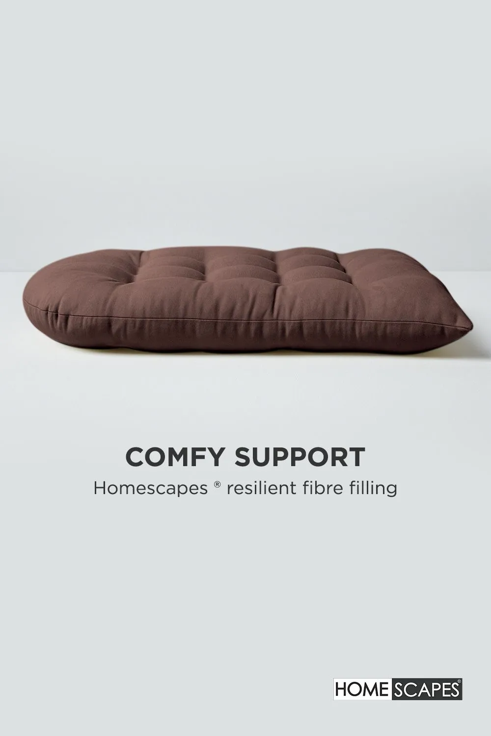 Homescapes Luxury Egg Chair Cushion, Hanging Basket Swing Chair Cushion in Brown 5