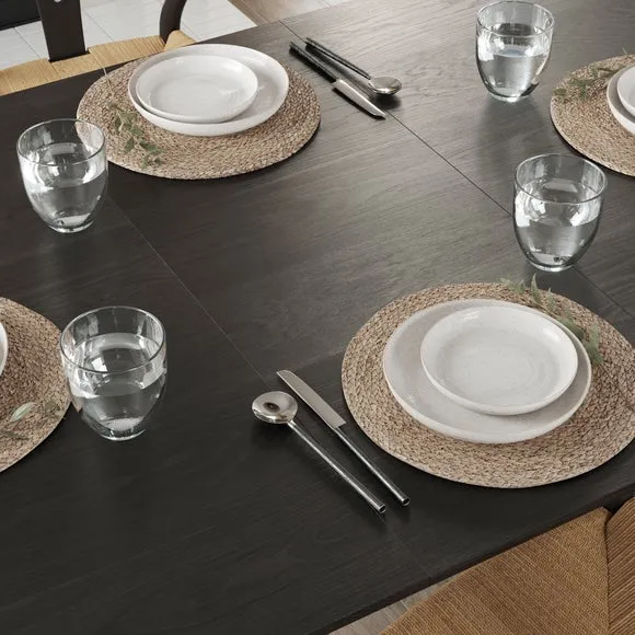 Hudson 2-4 Seater Square Extendable Dining Table, Oak 3