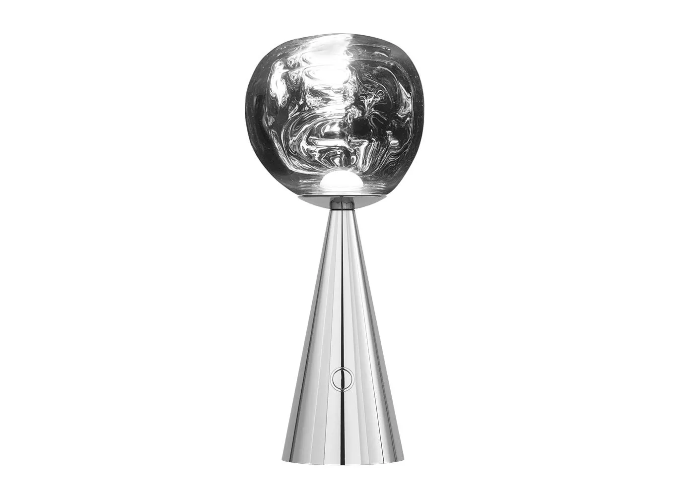 Tom Dixon Melt LED Portable Table Lamp Silver