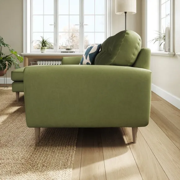 Sven Opulent Velvet Large Corner Chaise Sofa 2