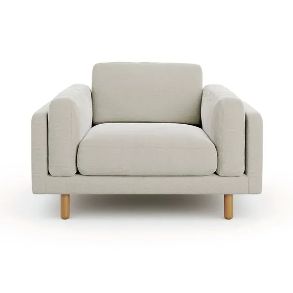 Newton Chenille Soft Texture Snuggle Chair 2