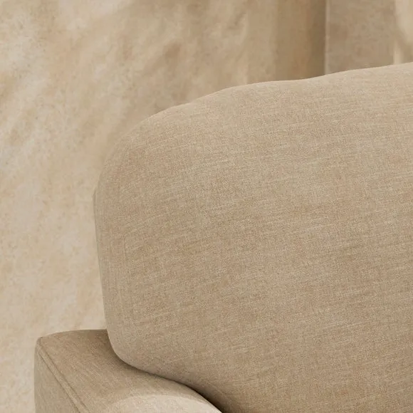 Arthur Linen Chenille Corner Chaise Sofa 4