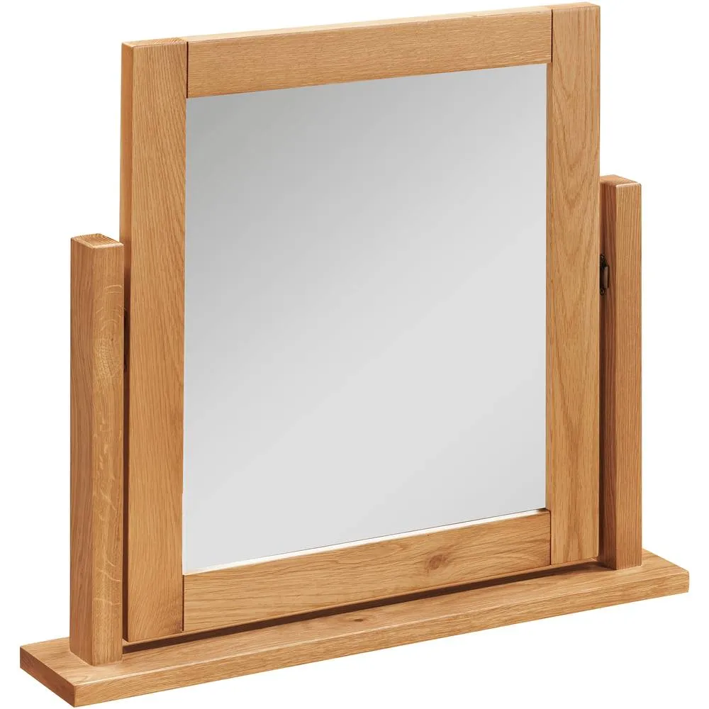Seconique Cambridge Dressing Table Mirror - Honey in Light Brown 2