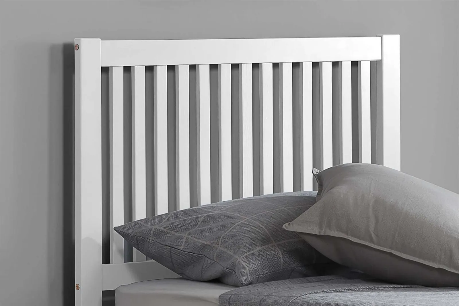 Birlea White Wood Guest Bed 2 mattresses Buxton Trundle Frame Hideaway Stop Over 4