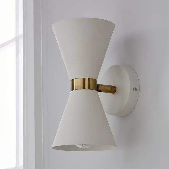 Archie Retro Head Dual Lit Wall Light 2