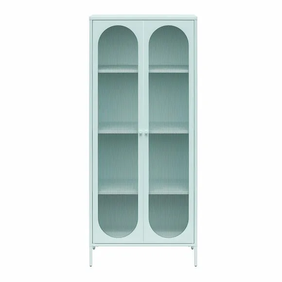 Luna Tall Fluted Sideboard, Glass 3