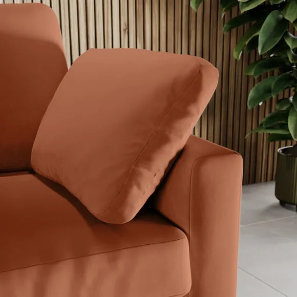 Apollo Vintage Velvet Corner Chaise Sofa 4