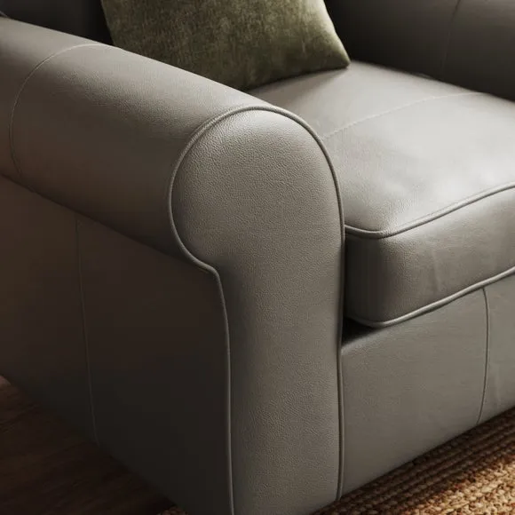 Flori Classic Leather Armchair 5