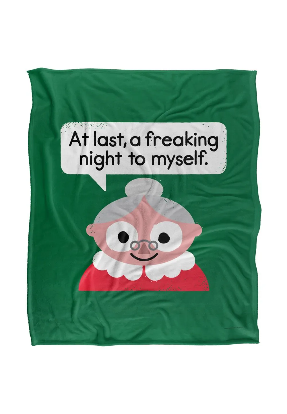 David Olenick The Claus Come Out Silky Touch Super Soft Throw Blanket 152 X 127 cm in White