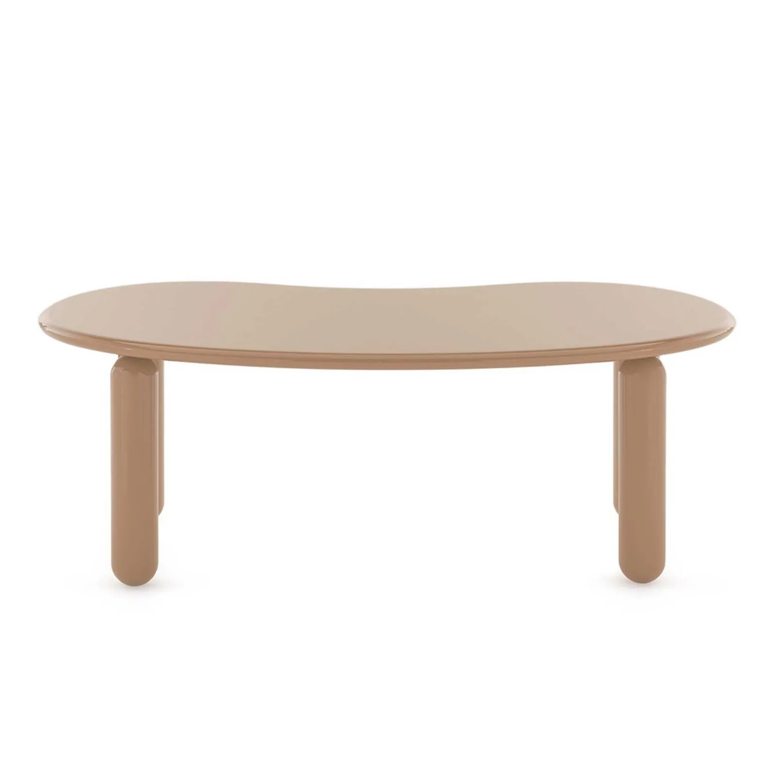 Kartell Undique Mas Side Table 119X59X44 Powder, Round, Neutral Wood | Barker & Stonehouse 5