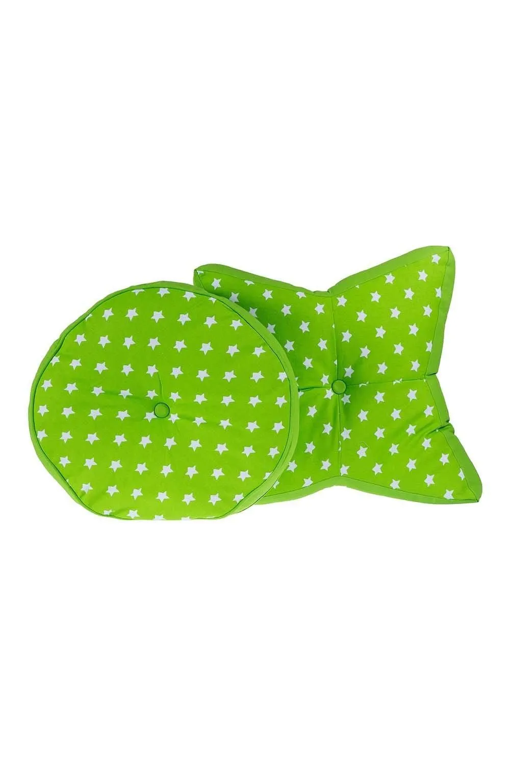 Homescapes Green Stars Floor Cushion 4