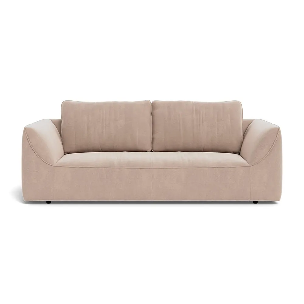 Heal's Morven 3 Seater Sofa Smart Velvet Pebble 1