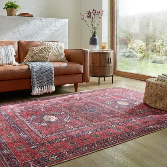 Kasra Traditional Washable Rug 1