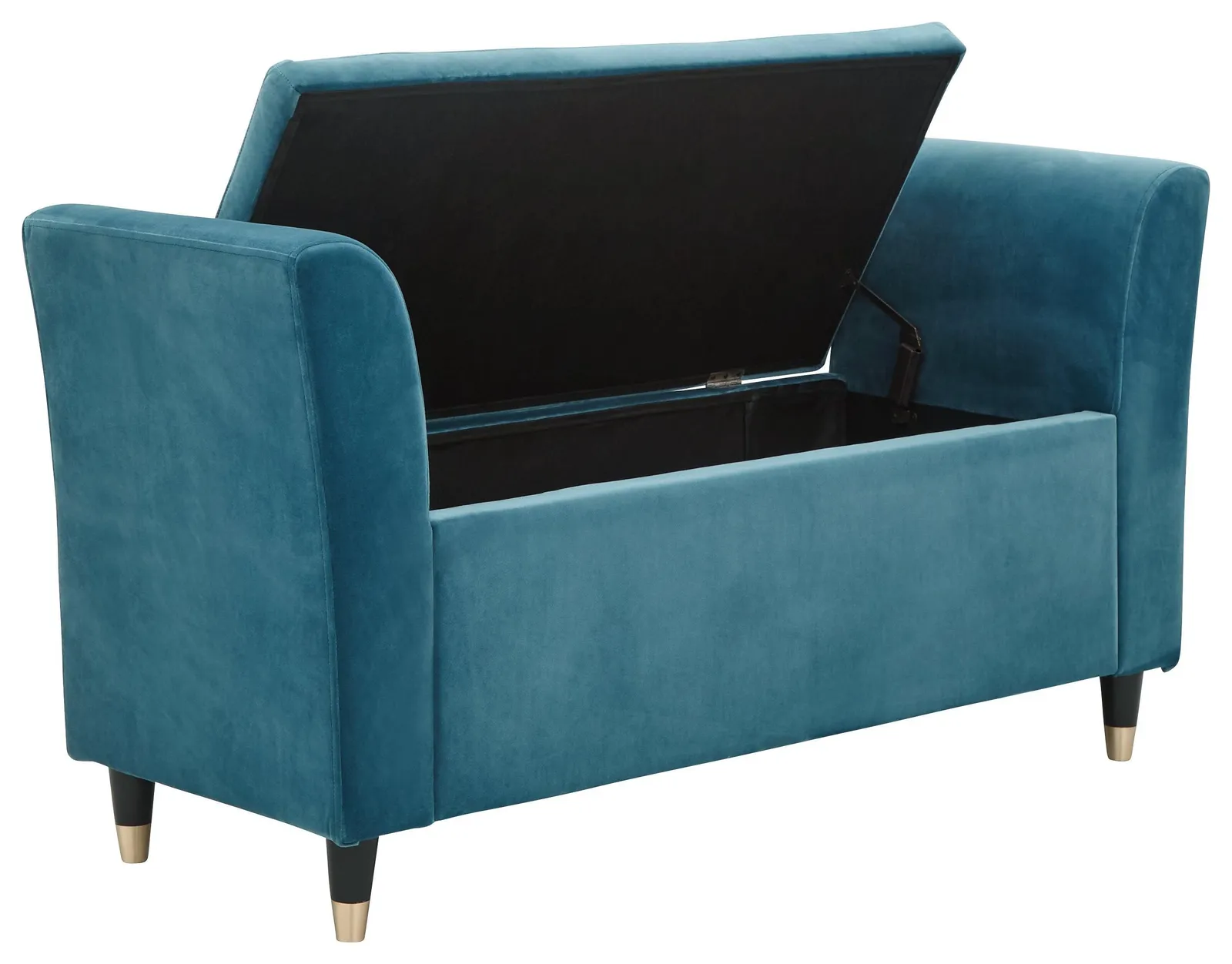 GFW Genoa Velvet Window Seat in Teal 3