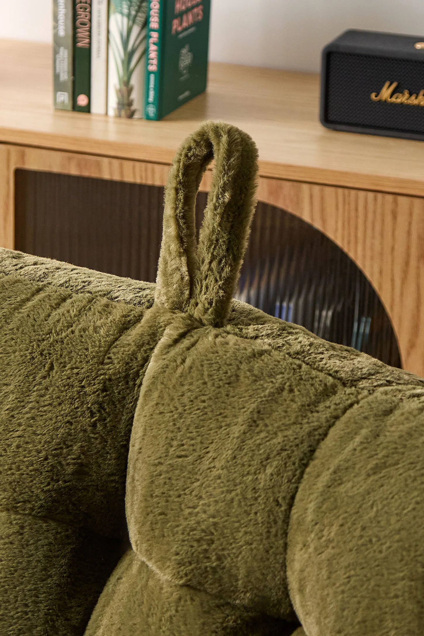 Greta Teddy Bean Bag - Green 4