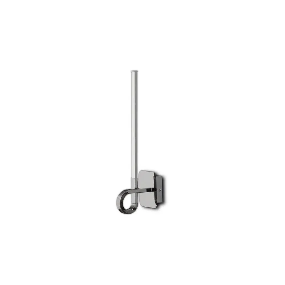 Netlighting Cinto Wall Lamp 48cm 6W LED 3000K 480lm Polished Chrome in Grey