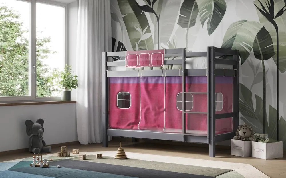 Flair Callisto Shorty Bunk Bed in Grey 5