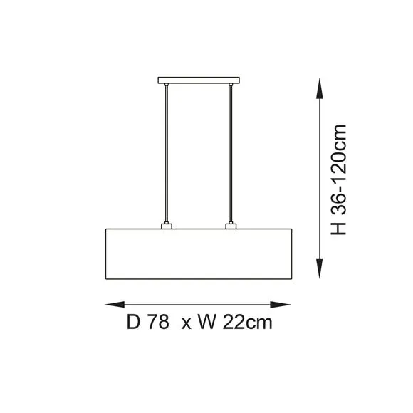 Return - Vogue Marson 2 Light Diner Ceiling Light 6