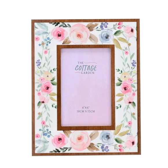 The Cottage Garden Layered Floral Portrait Photo Frame 2