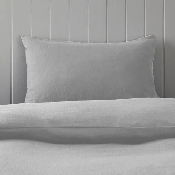 Soft & Cosy Luxury 100% Brushed Cotton Standard Pillowcase Pair 1