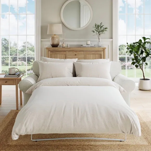 Flori Chenille Soft Texture 2 Seater Sofa Bed