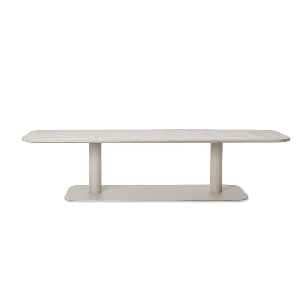 Vincent Sheppard Kodo Outdoor Coffee Table Dune White 3