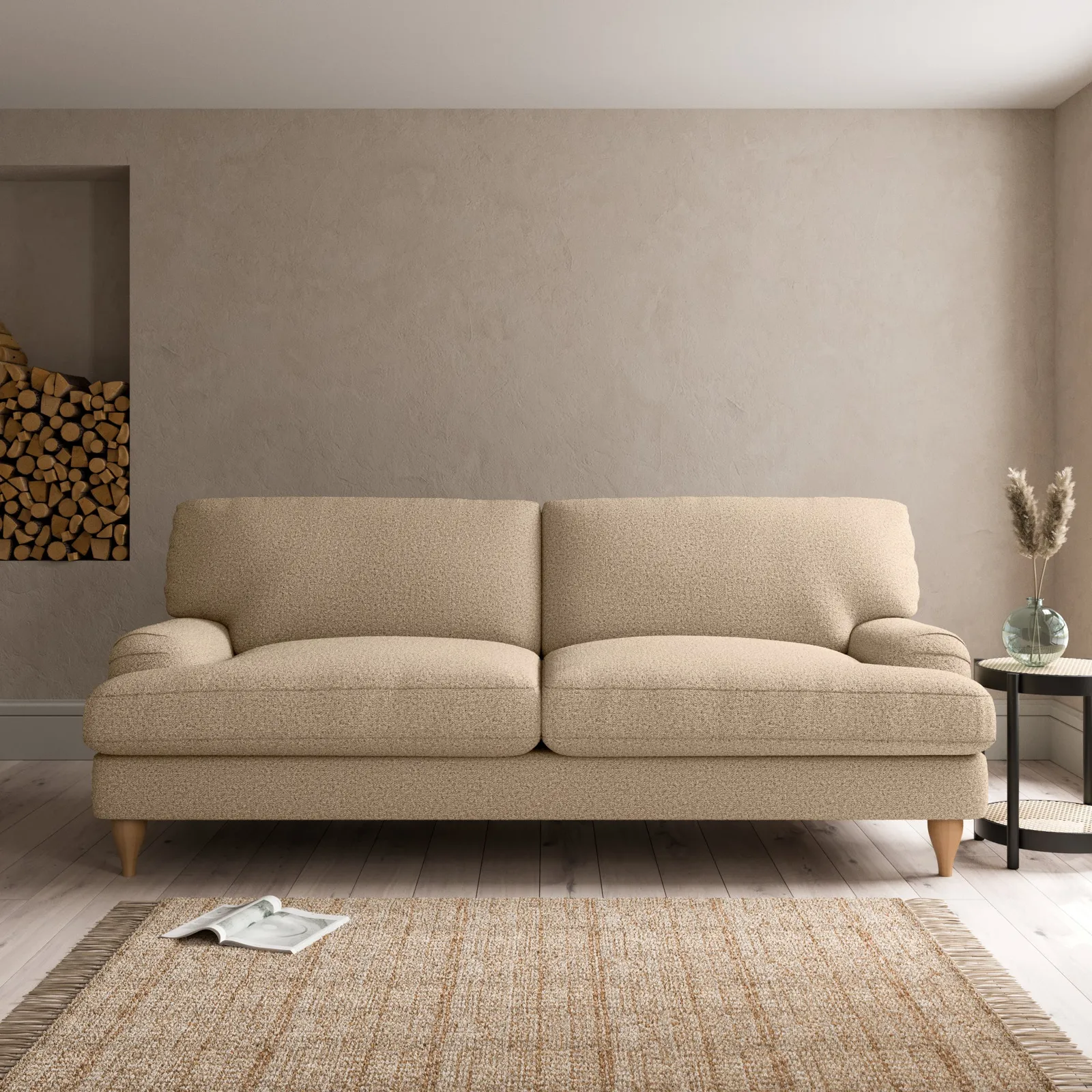 Darwin Cosy Marl 4 Seater Sofa Cosy Marl Camel