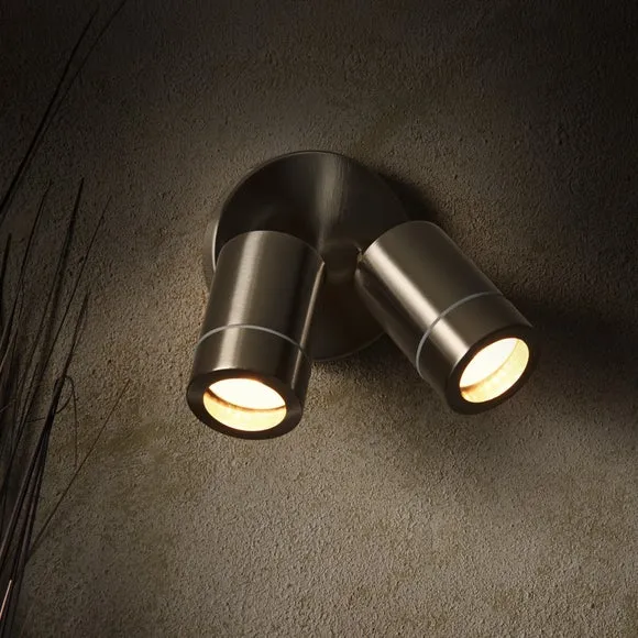 Brax Modern 2 Light Adjustable Wall Spotlight 2
