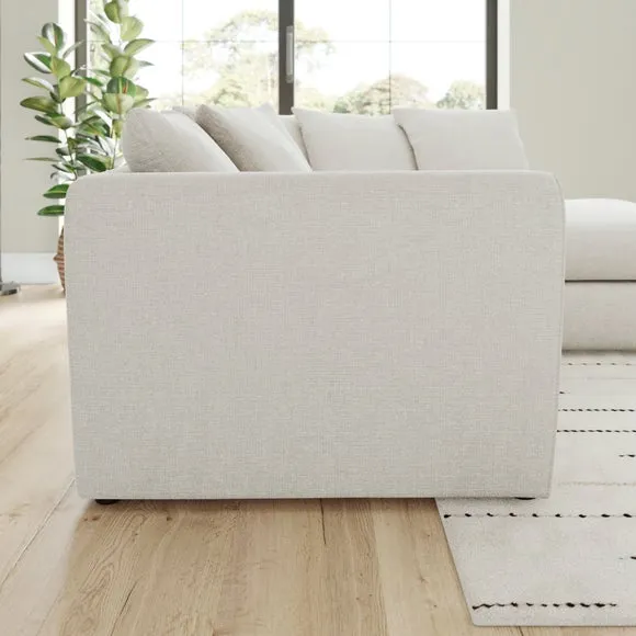 Blake Soft Texture Chenille Corner Chaise Sofa 2