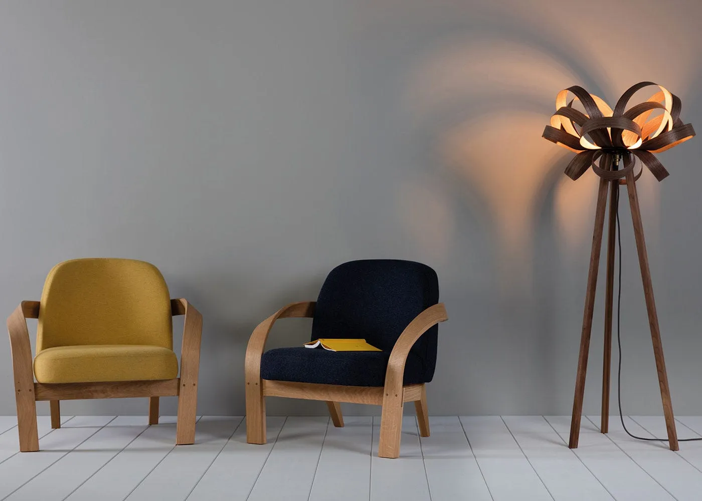 Tom Raffield Skipper Floor Light Oak 3