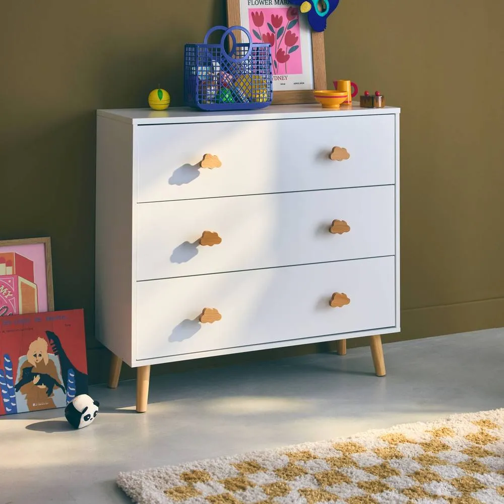 sweeek Children's chest of 3 drawers in White 4