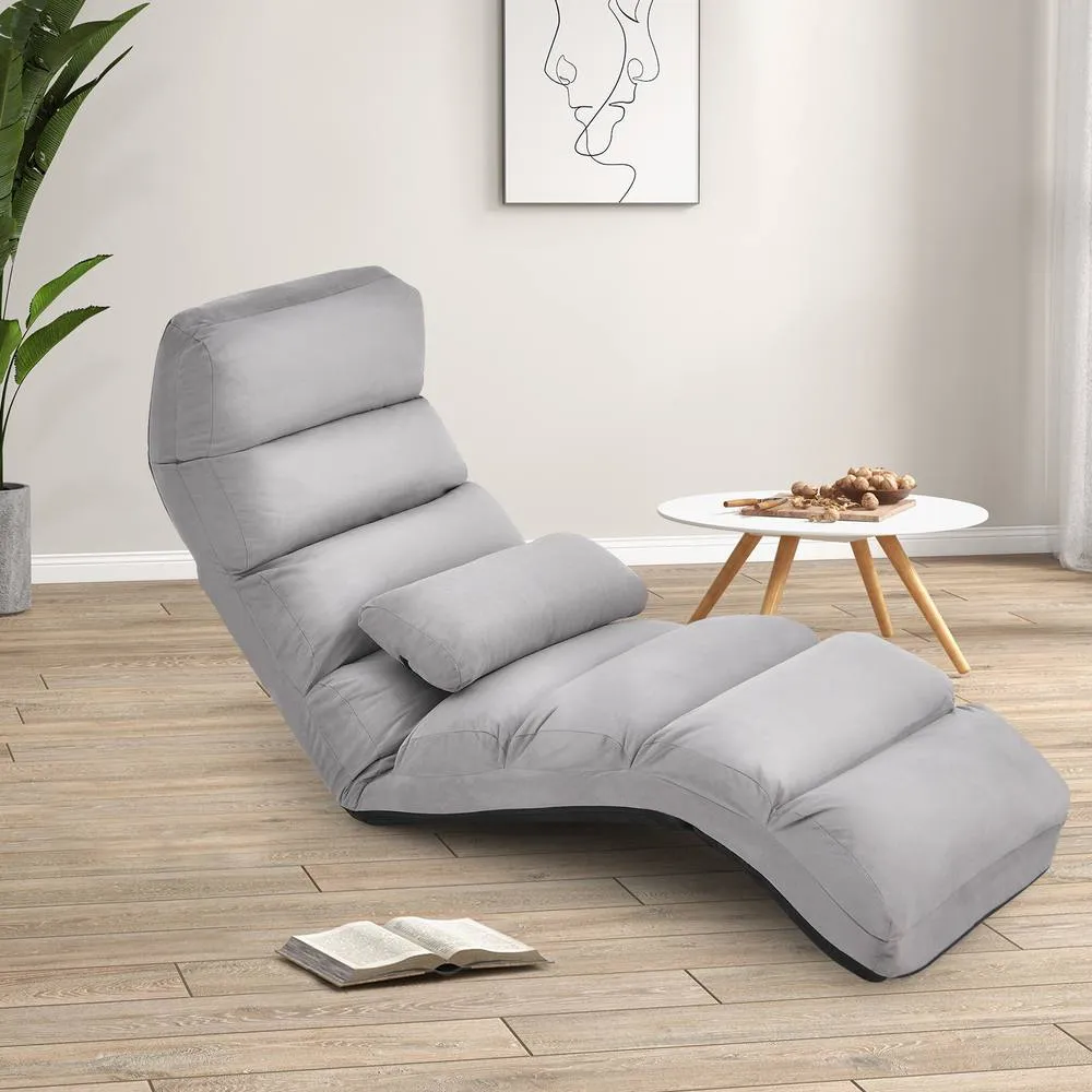 Costway Ergonomic Swivel Mesh Office Chair with Footrest in Grey 4