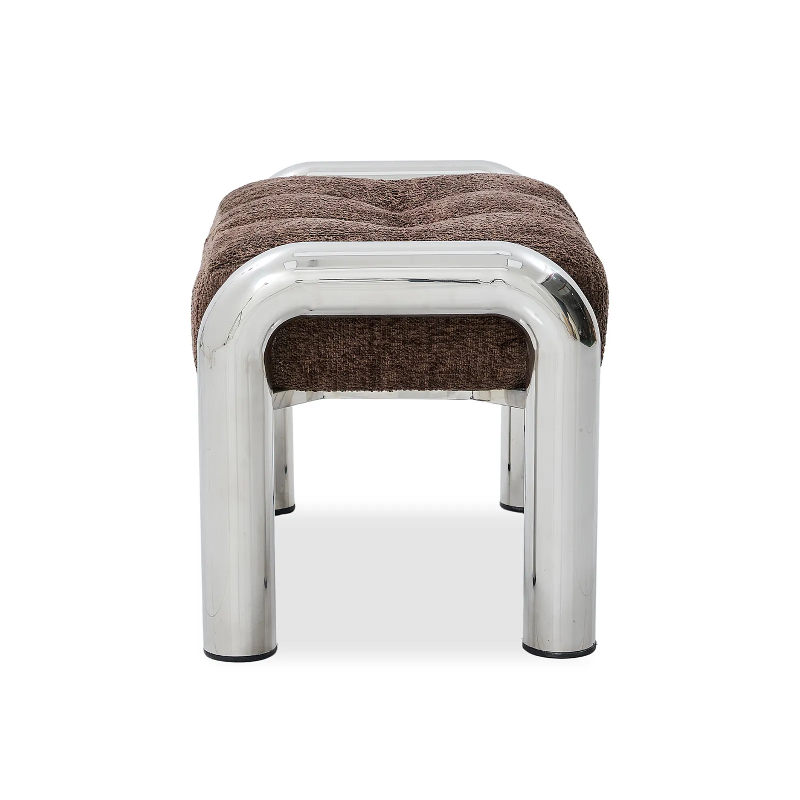 Travolta Stool 70X42X43Cm, Brown Fabric | Barker & Stonehouse 5