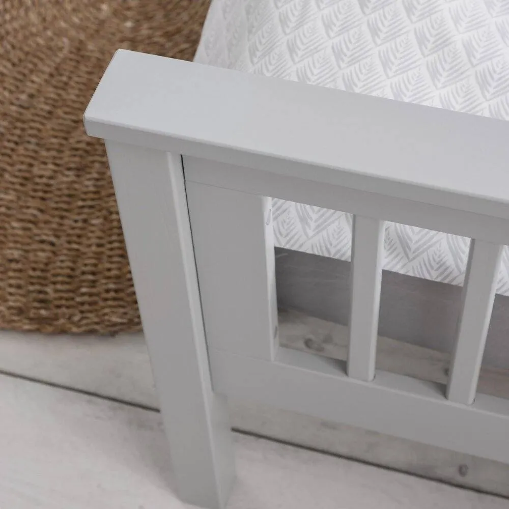 Nöa and Nani Hampshire Single Bed Frame with Oda Drawers in Grey 6
